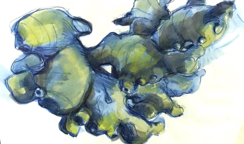 Public Library showcasing original art by Marcey Buchakjian all month