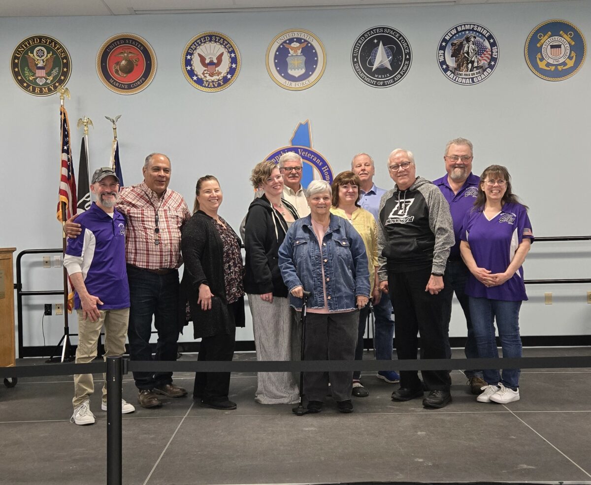 Rochester Elks Members visit the NH Veterans Home for Bingo Night