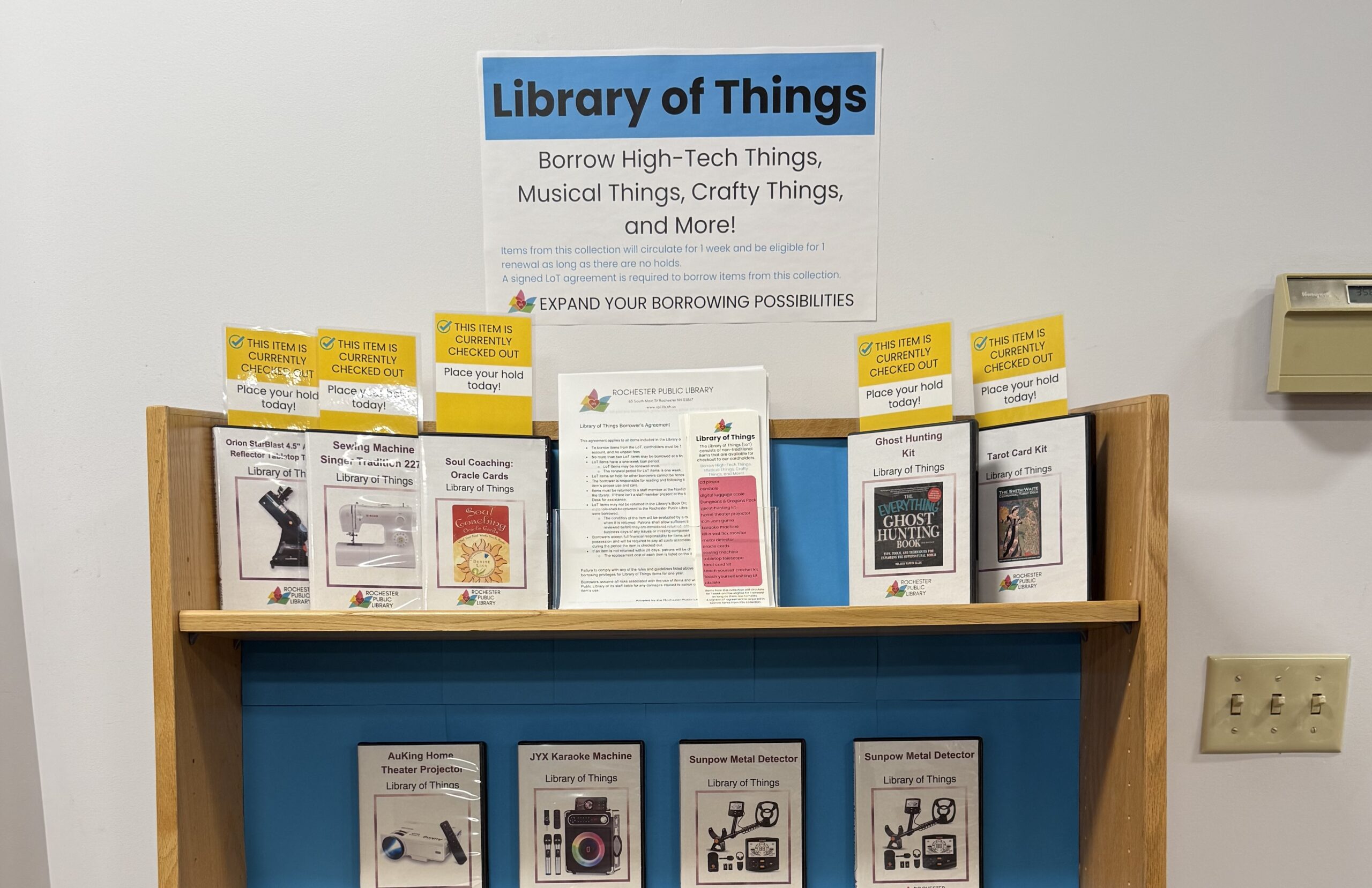 Rochester Public Library Highlights Unique “Library of Things” Collection