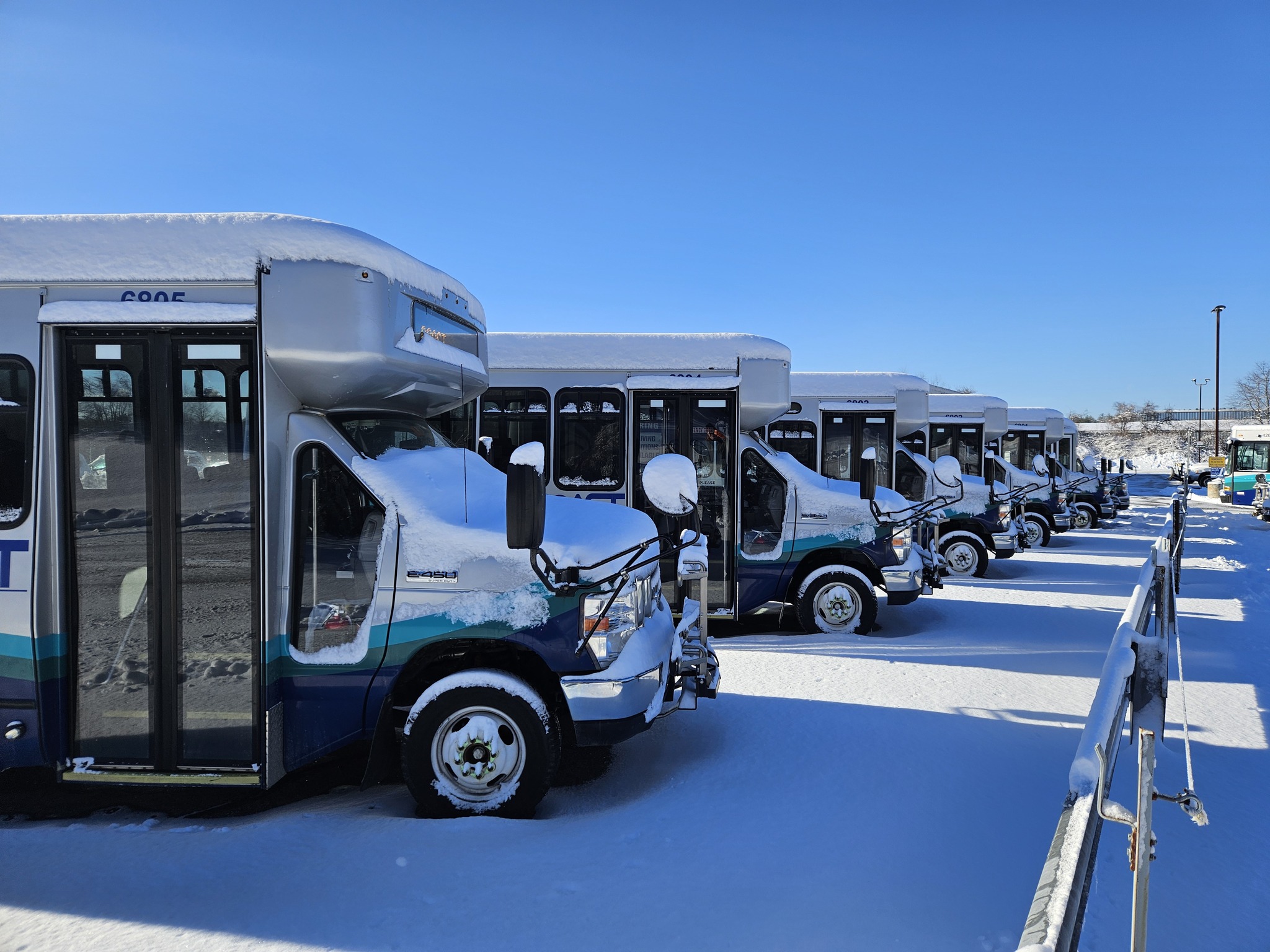 COAST Suspends All Bus Service Monday, January 26, Due to Winter Storm