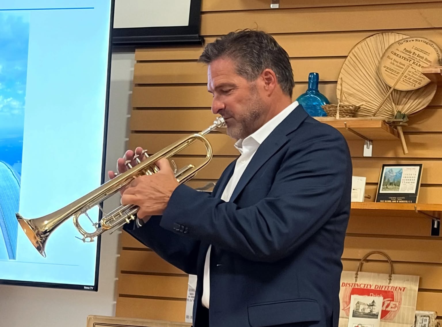 Former Marine Band Trumpeter Kurt Dupuis Shares Remarkable Journey with Rochester Historical Society