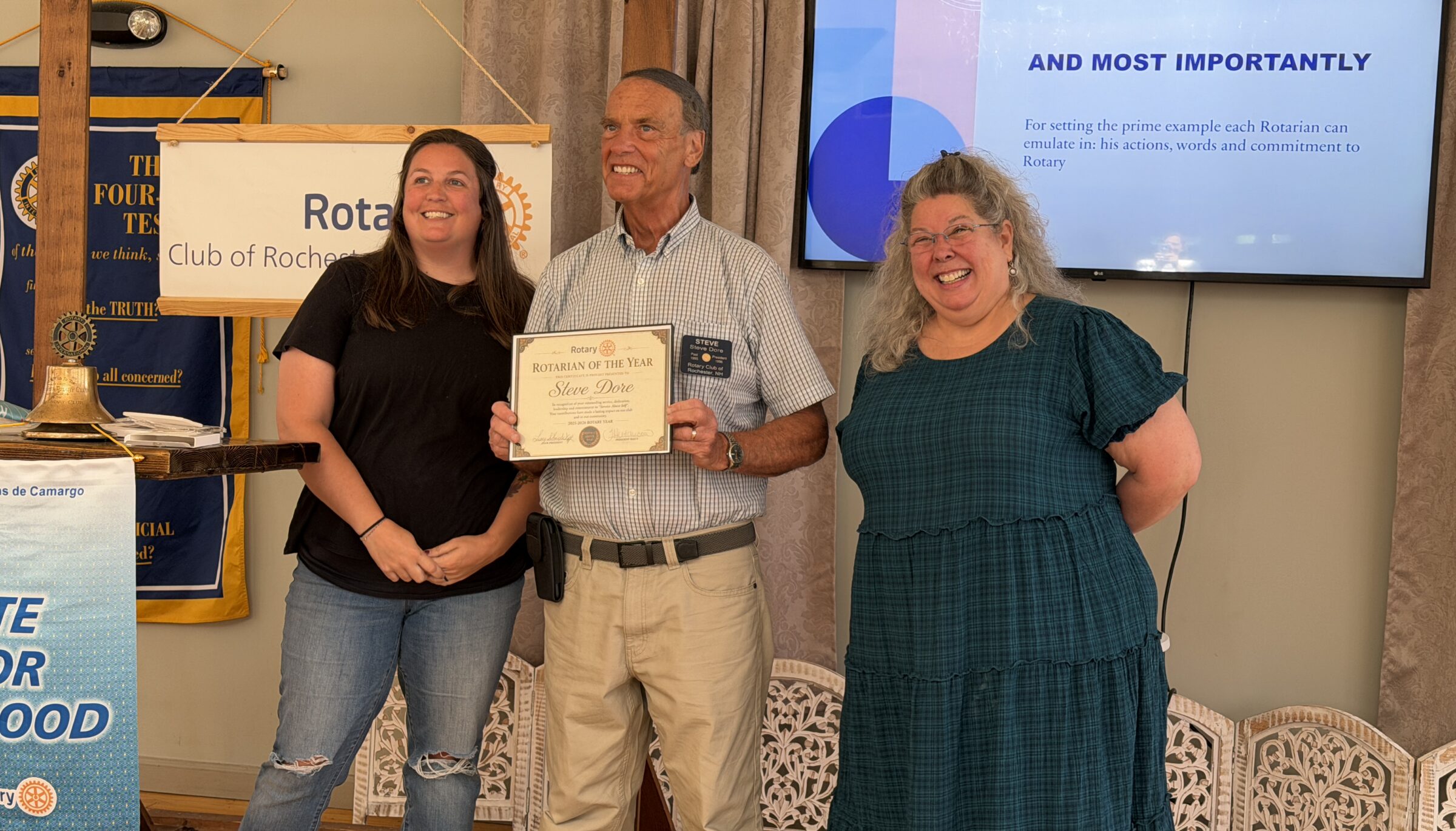 Rochester Rotary Club Names Steve Dore ‘Rotarian of the Year’