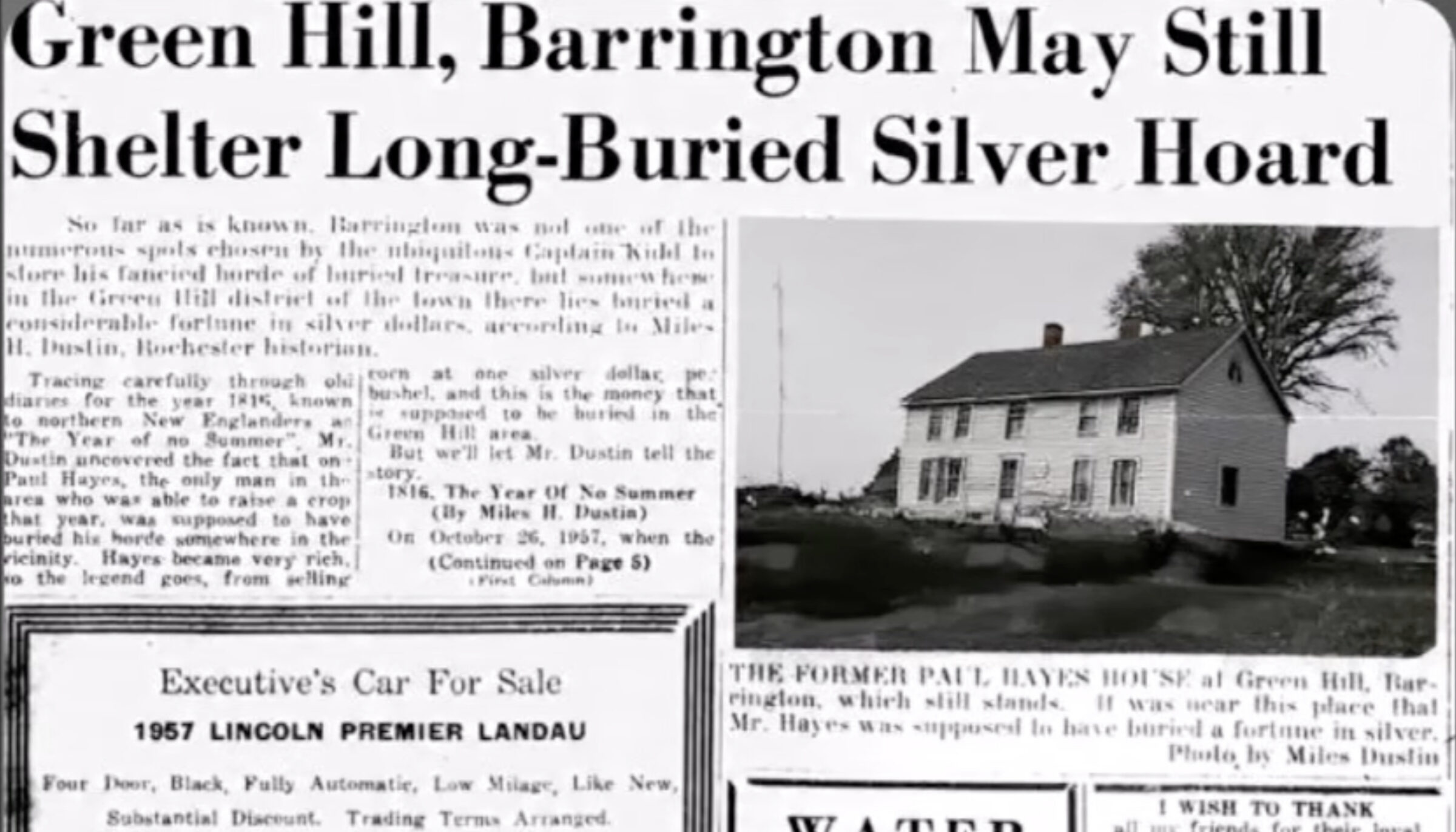 Rochester NH History Podcast: The ‘Year Without a Summer’ in 1816